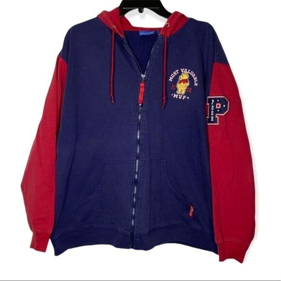 Vintage 90s 1990s Winnie the Pooh most valuable player Jacket extra large XL y2k - Picture 1 of 8